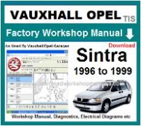 Vauxhall Sintra Workshop Manual Download